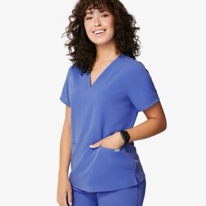 XS Denim Casma Scrub Top
